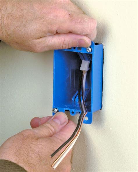 electric box wall plaster|installing electrical box in plaster.